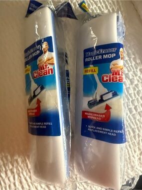 Magic Eraser Roller Mop Refill - White